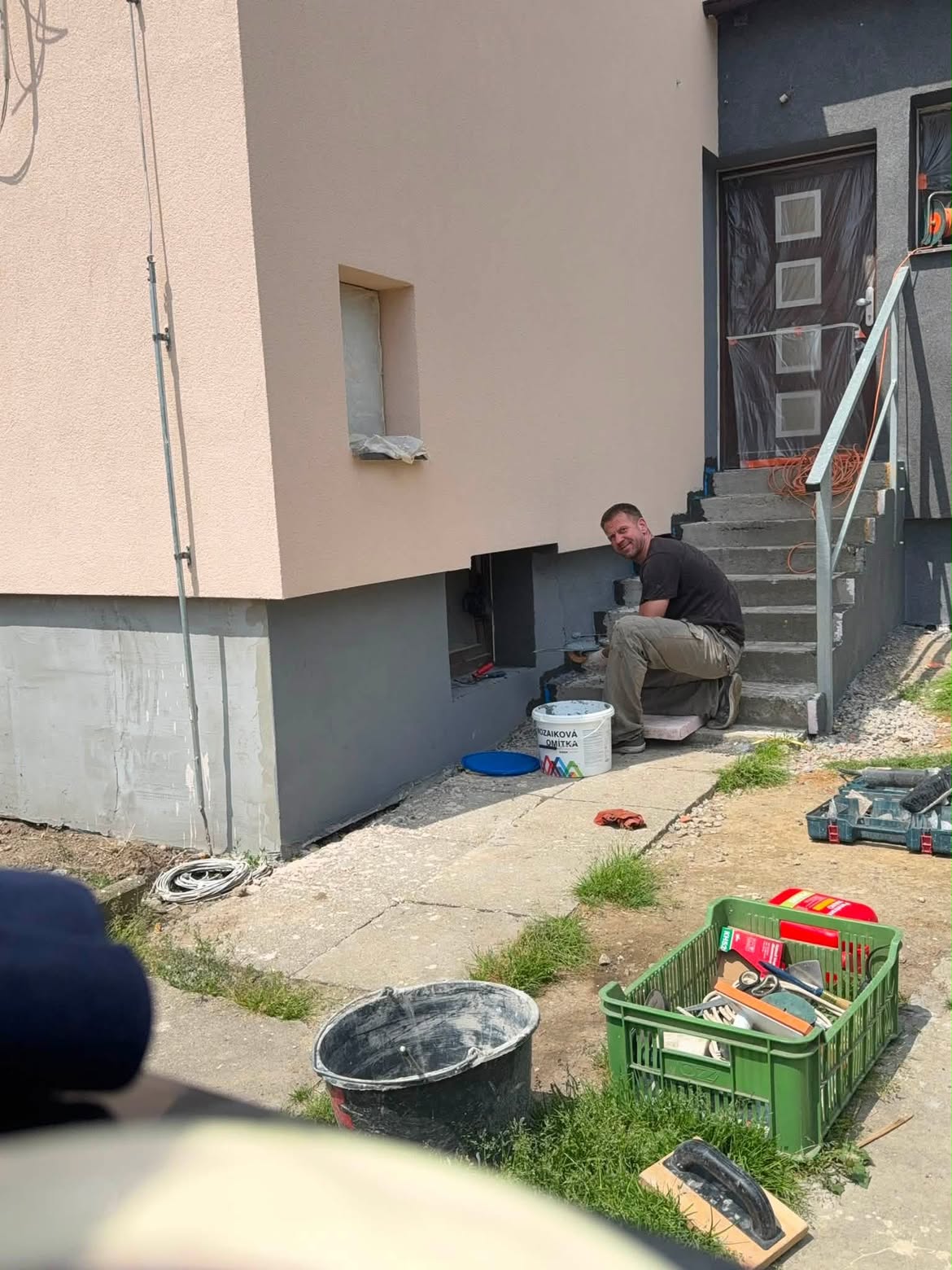 Rekonstrukce schodů a fasády